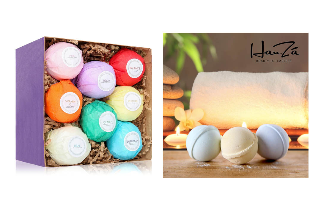 8 USA Made Vegan Bath Bombs Kit