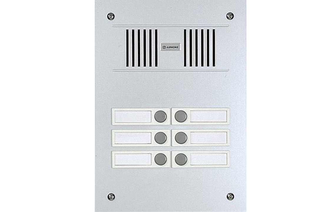 Aiphone Corporation VC-6M 6-Call Audio Entrance Station Multi-Tenant Intercom