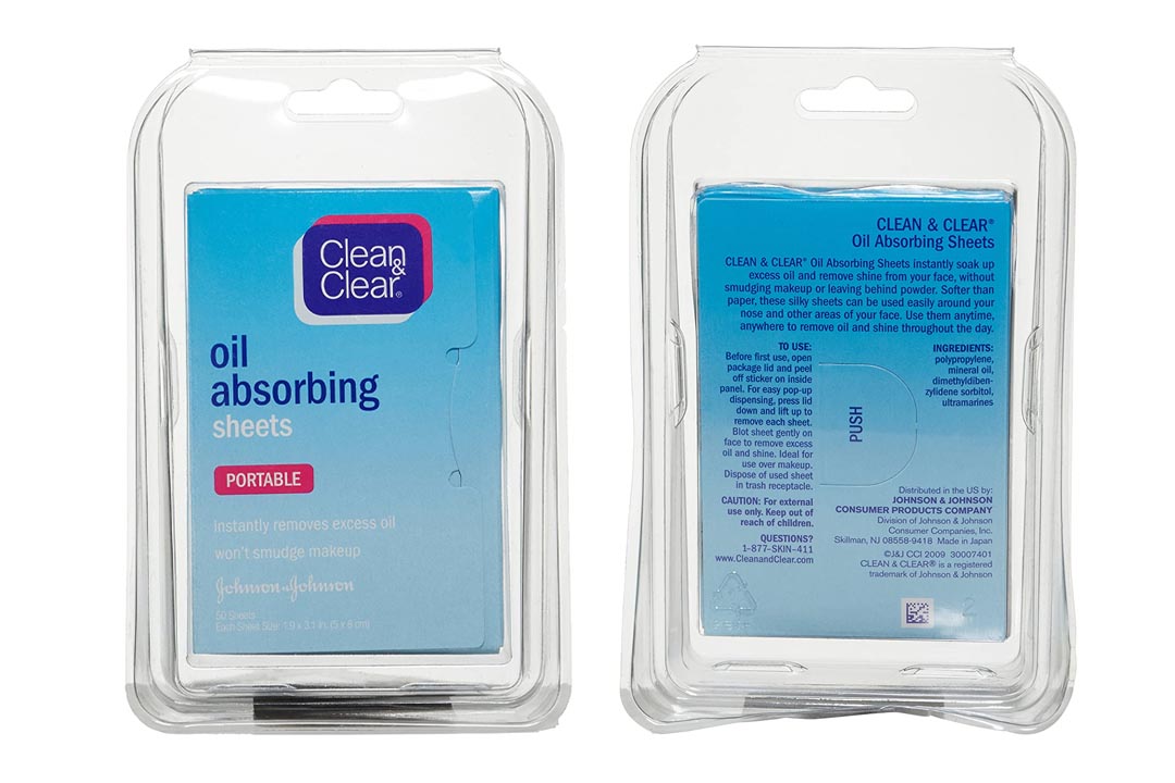 Clean & Clear Oil Absorbing Sheets