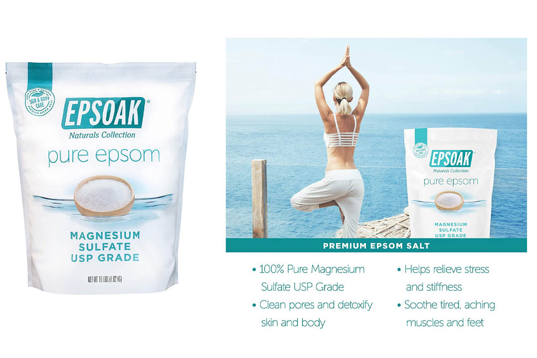 Epsoak Epsom Salt 19lbs Magnesium Sulfate USP