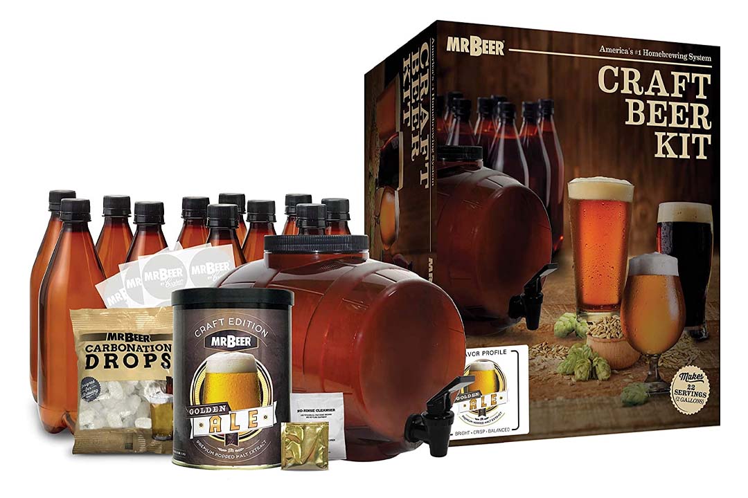 Mr. Beer premium gold edition home brewing craft beer making kit