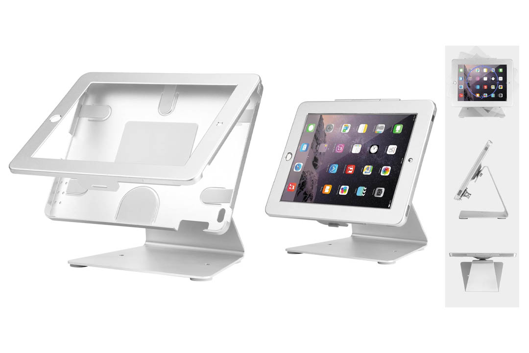 Smonet iPad Desktop Anti-Theft Security POS Stand Holder Enclosure