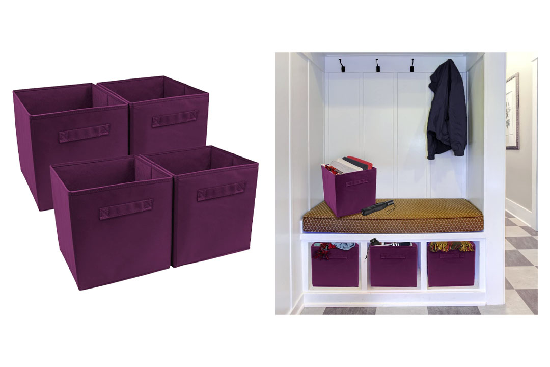 Sorbus Foldable Storage Cube Basket Bin