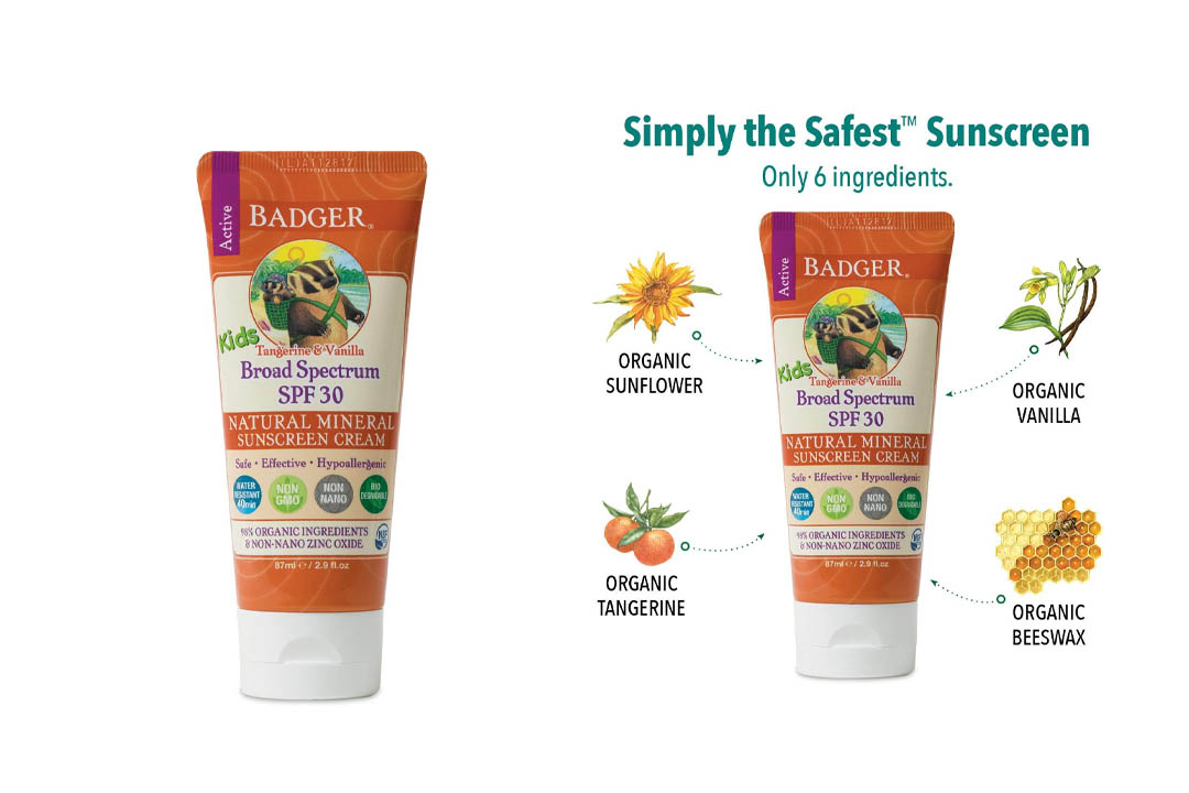 Badger Balm SPF 30 Kids Sunscreen Cream
