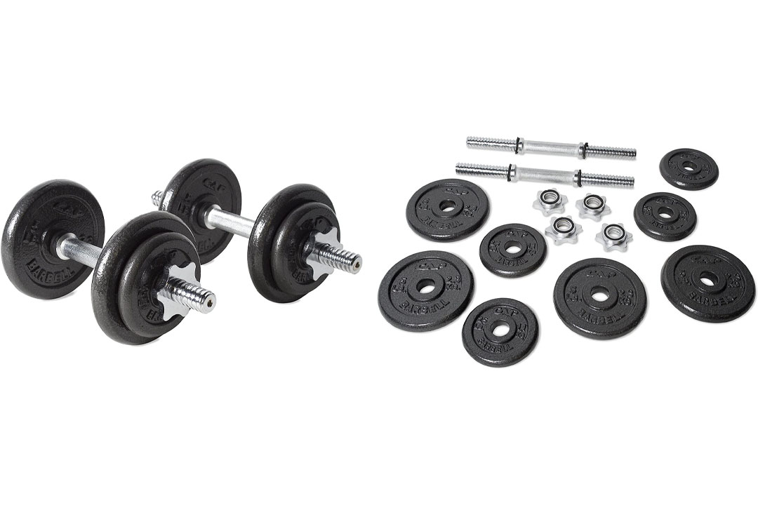CAP Barbell 40-pound Adjustable Dumbbell Set with Case