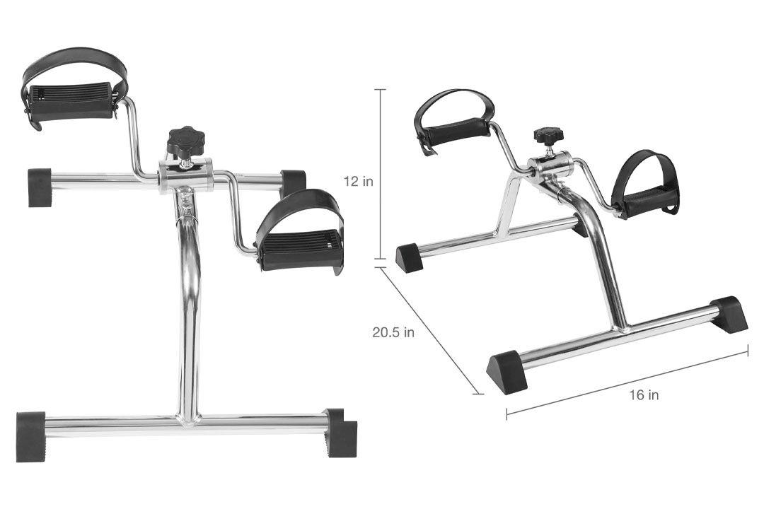 DMI Lightweight Mini Pedal Exerciser Leg and Arm Exerciser