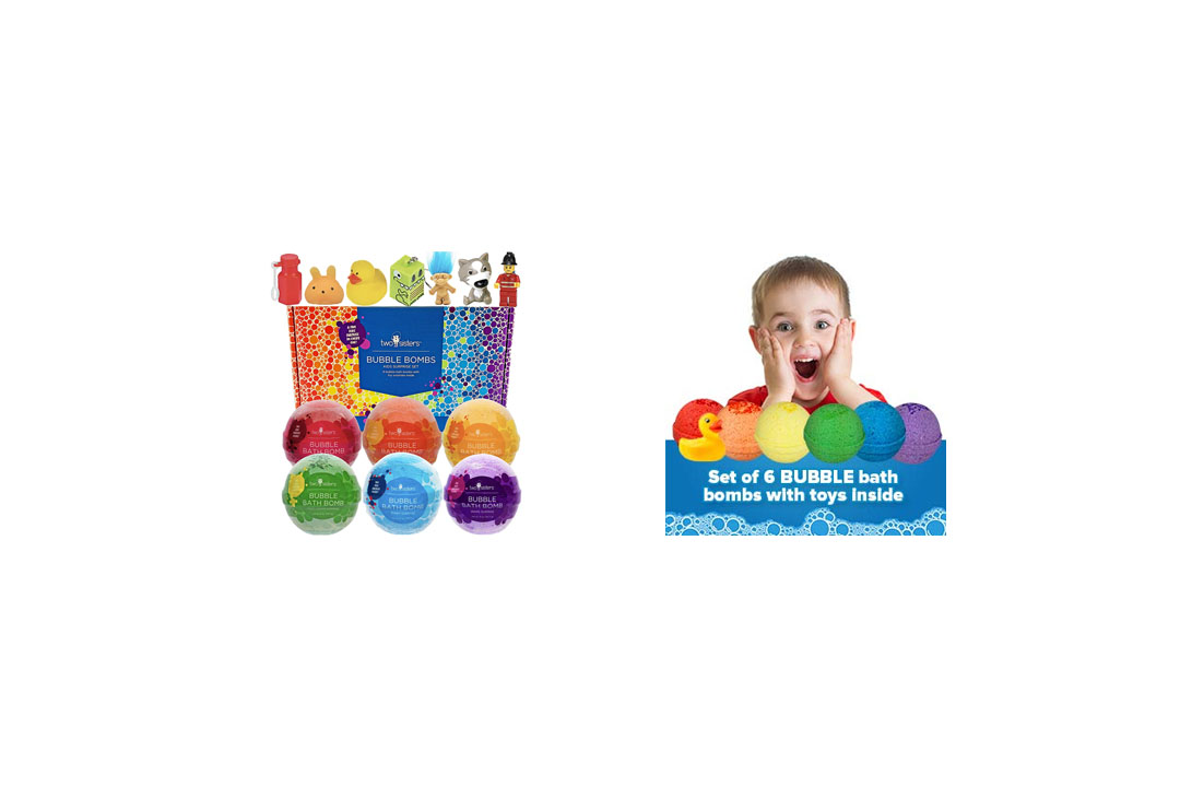 Kids BUBBLE Bath Bombs with Surprises Inside