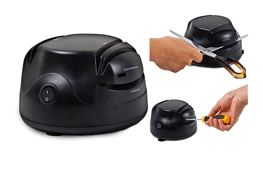 Unique Imports' 3-in-1 Electric Professional Knife Sharpener Tool