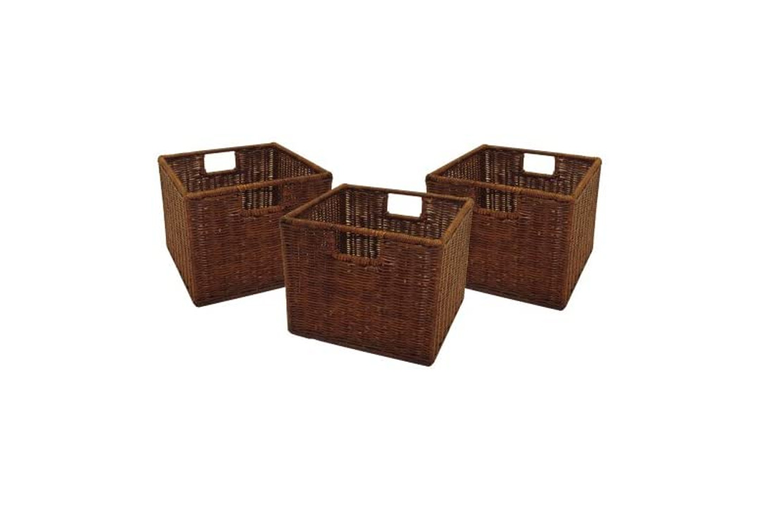 Winsome Wired Rattan Baskets