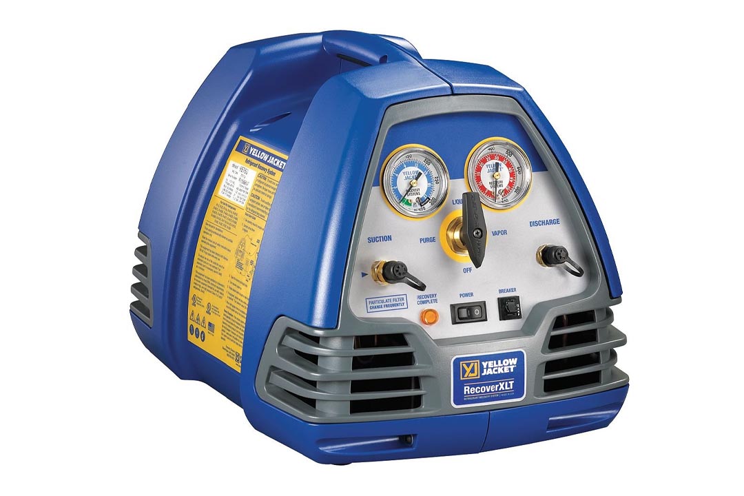 Yellow Jacket 95762 Recover XLT Refrigerant Recovery Machine with Sensor