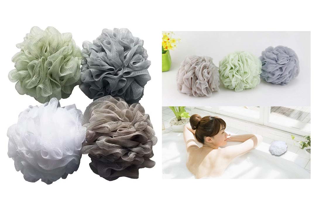 BTYMS Bath Shower Sponge Loofahs