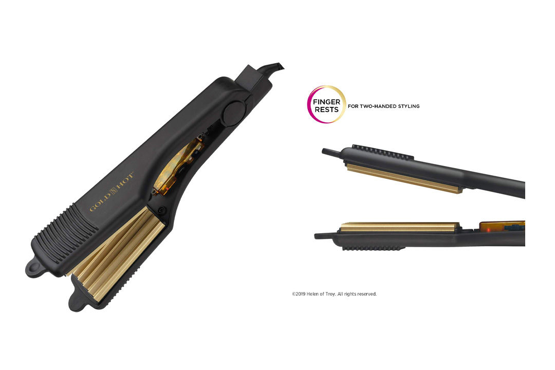 Gold N' Hot GH3013 Gold Tone Crimping Iron