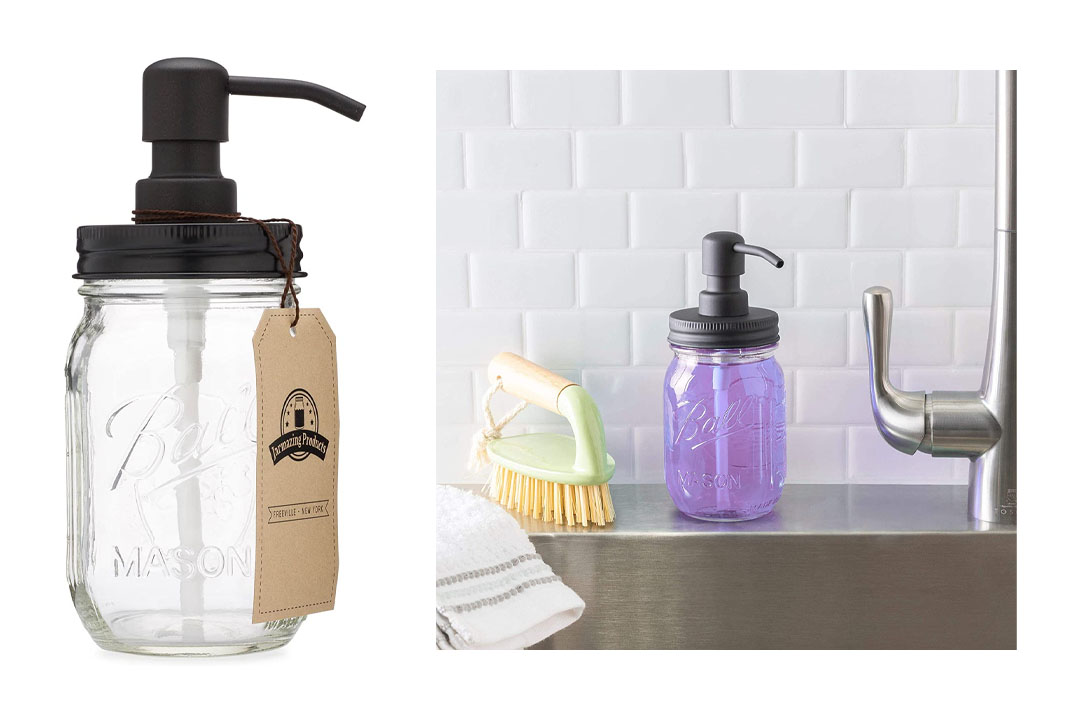 Jarmazing Products Mason Jar Soap Dispenser