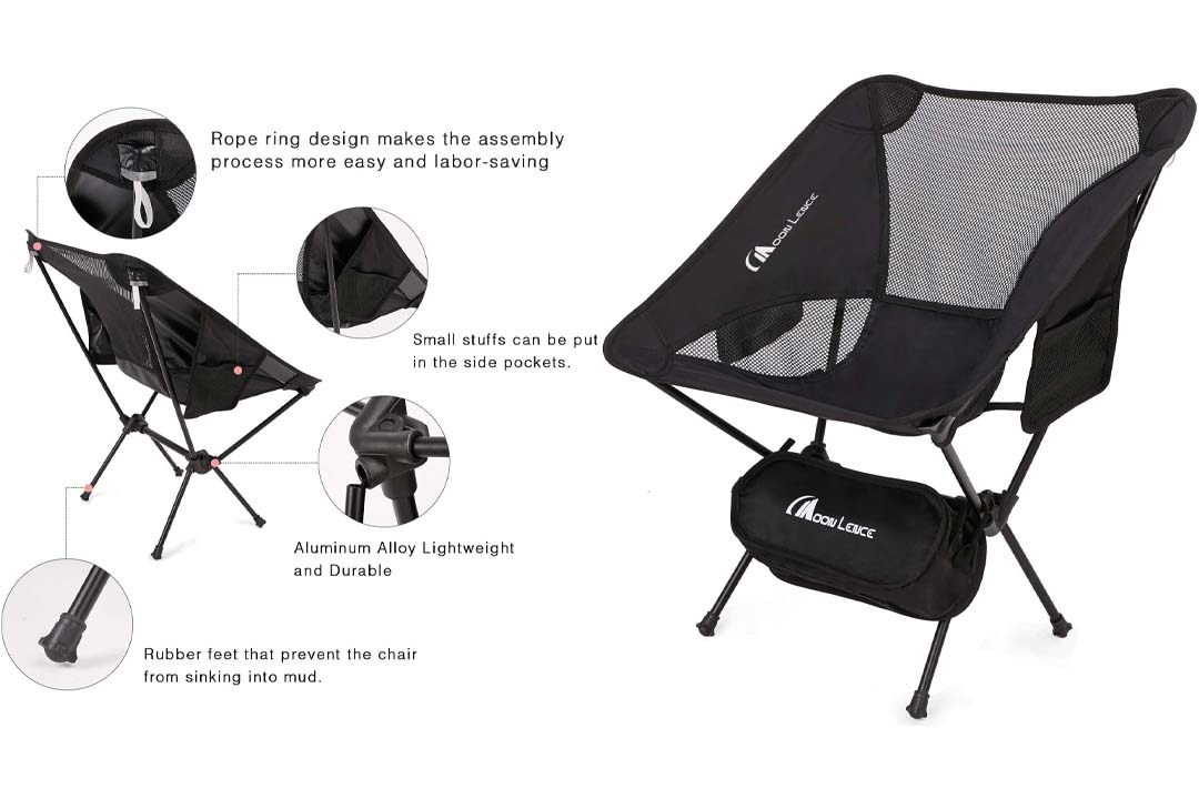 Moon Lence Outdoor Ultralight Portable Folding Chairs