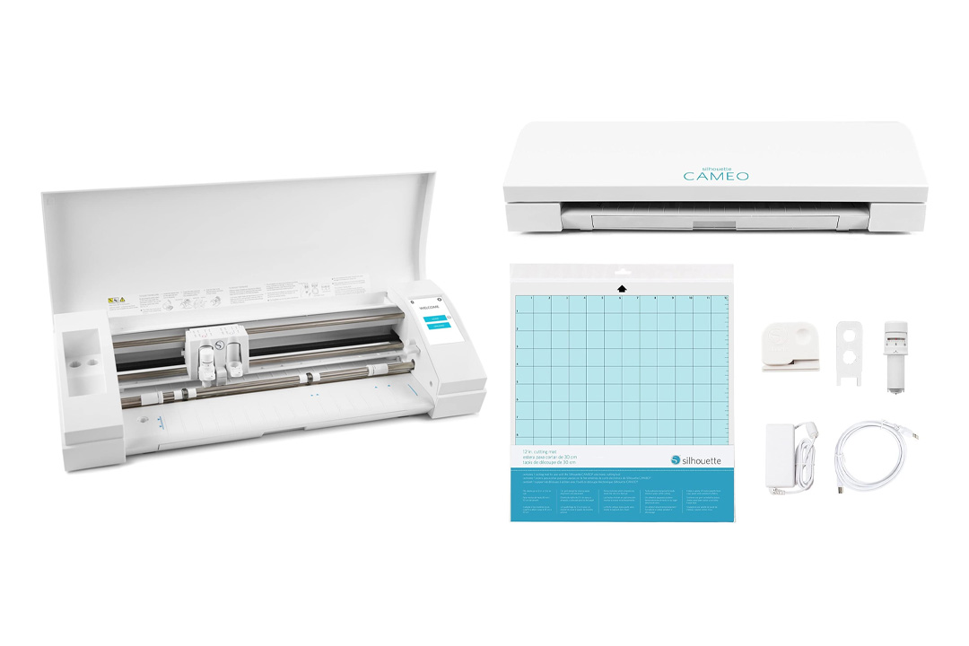 Silhouette CAMEO 3 Bluetooth Starter Bundle with 24 Oracal 651 Sheets
