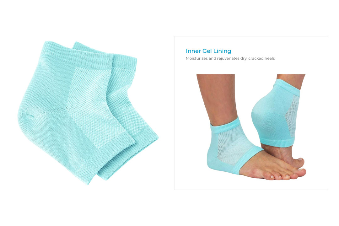 Vented Moisturizing Gel Heel Sleeves