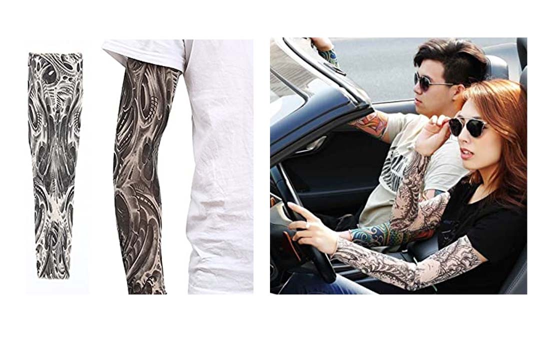 ZQXPP Z158 Tattoo Sport Arm Sleeve Cycling Sun Protective