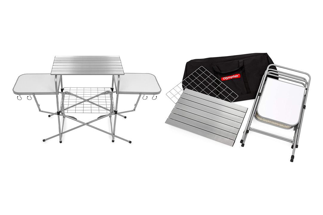 Camco Deluxe Folding Grill Table