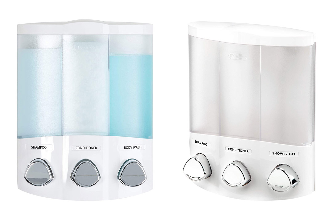 Euro Series TRIO Three Chamber Soap and Shower Dispenser