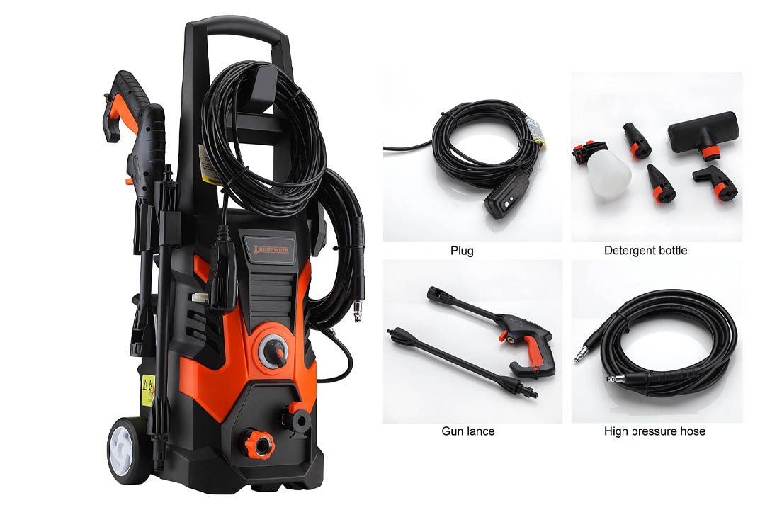 Händewerk 13 AMP 1.5GMP 1900 PSI Electric Pressure Washer