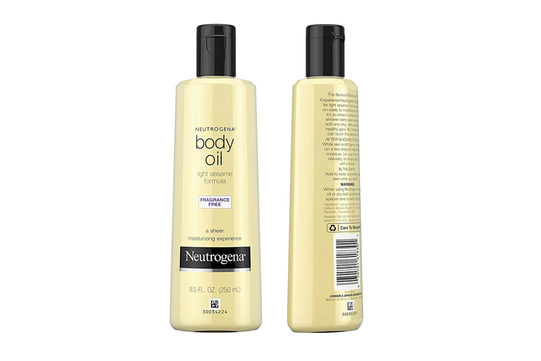 Neutrogena Body Oil, Light Sesame Oil Formula