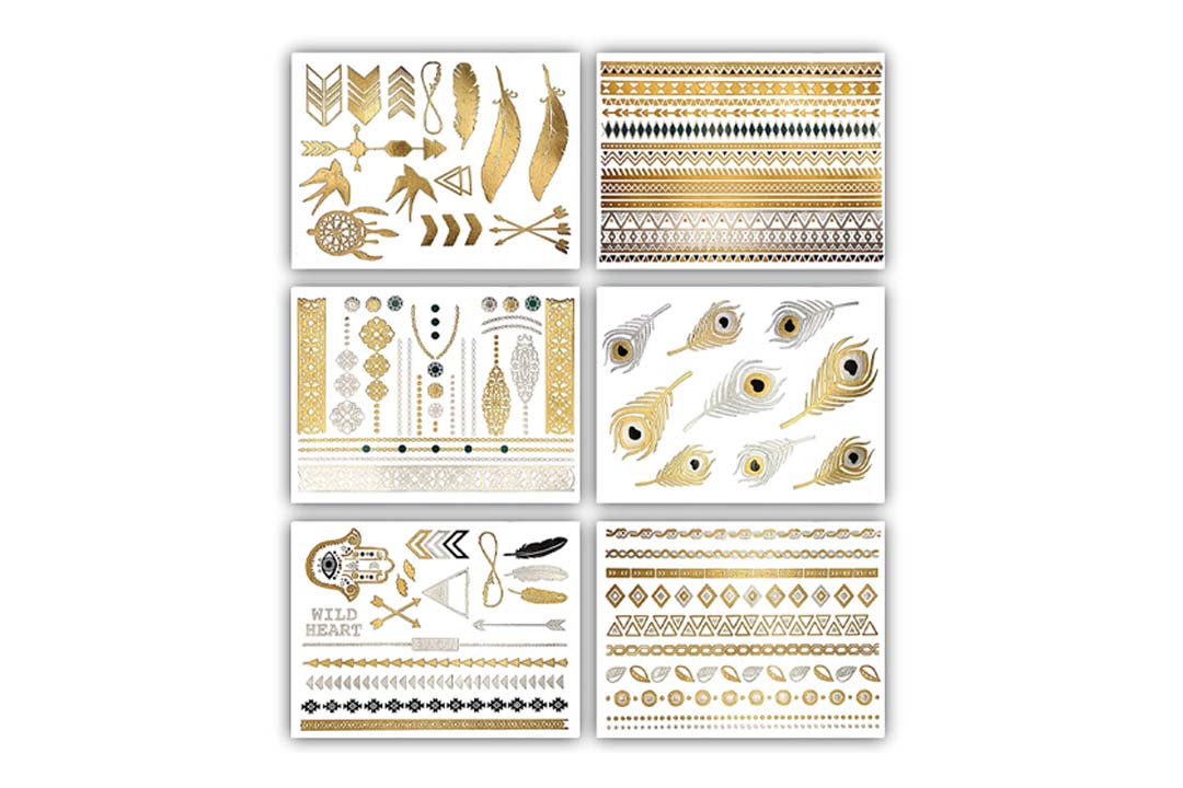 Premium Metallic Tattoos