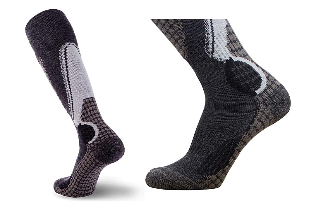 PureAthlete High Performance Wool Ski Socks