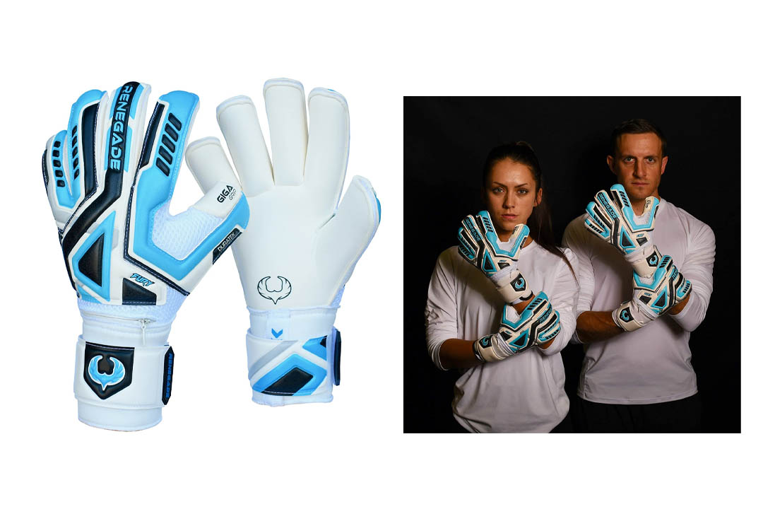 Renegade GK Fury Goalkeeper Gloves With Removable Pro Fingersaves