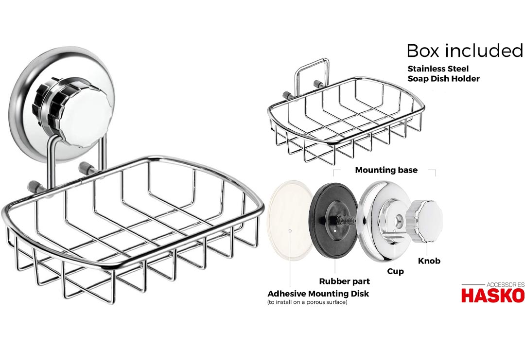 Super Powerful Vacuum Suction Soap Dish