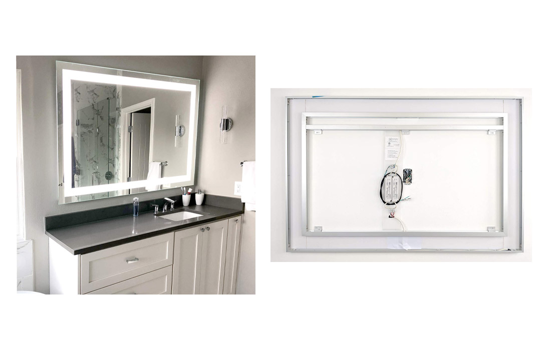 Wall Mounted Lighted Vanity Mirror