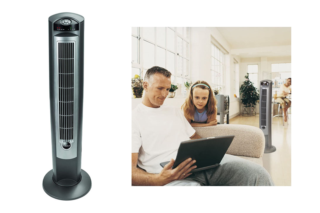 Lasko Wind Curve Fan with Fresh Air Ionizer