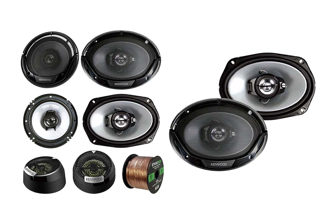 3 Pair Car Speaker Package of 2X Kenwood KFC1665S 6.5"