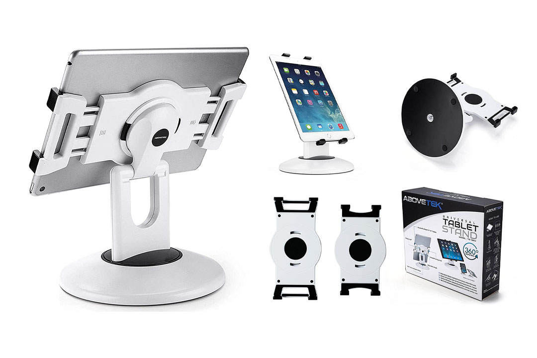 AboveTEK Retail Kiosk iPad Stand Rotating Commercial Tablet Stand