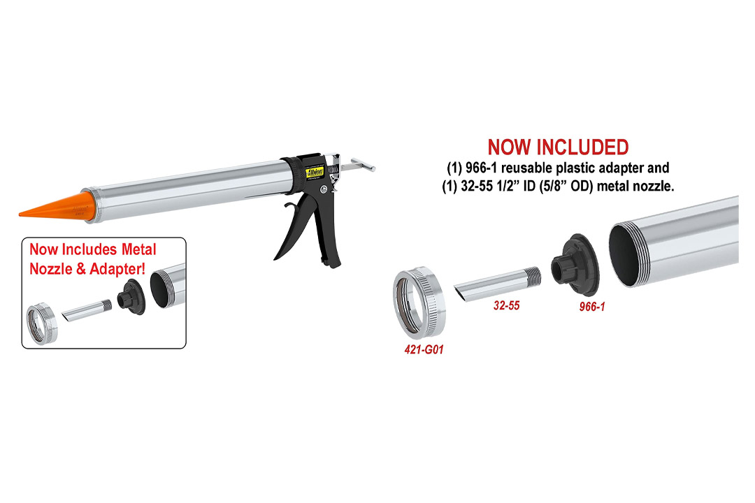 Albion Engineering DL-45-T17 Professional Line Special Deluxe Manual Bulk Caulking Gun