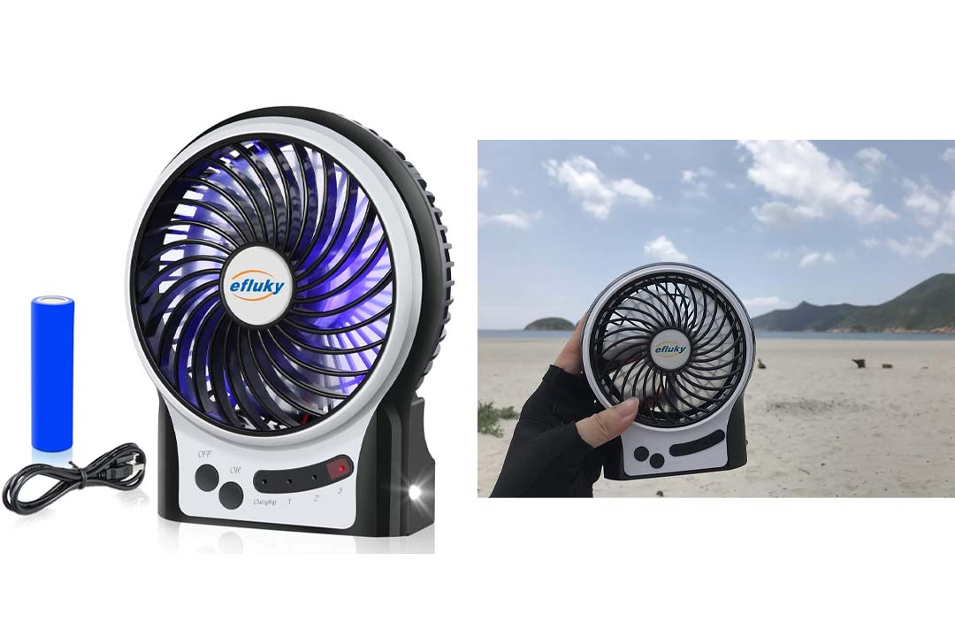 Efluky 3 Speed Mini Handheld Fan, Mini Portable Fan Electric USB Fan