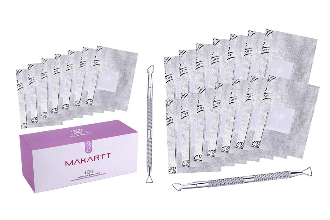 MAKARTT 200Pcs/Box Nail Gel Polish Remover