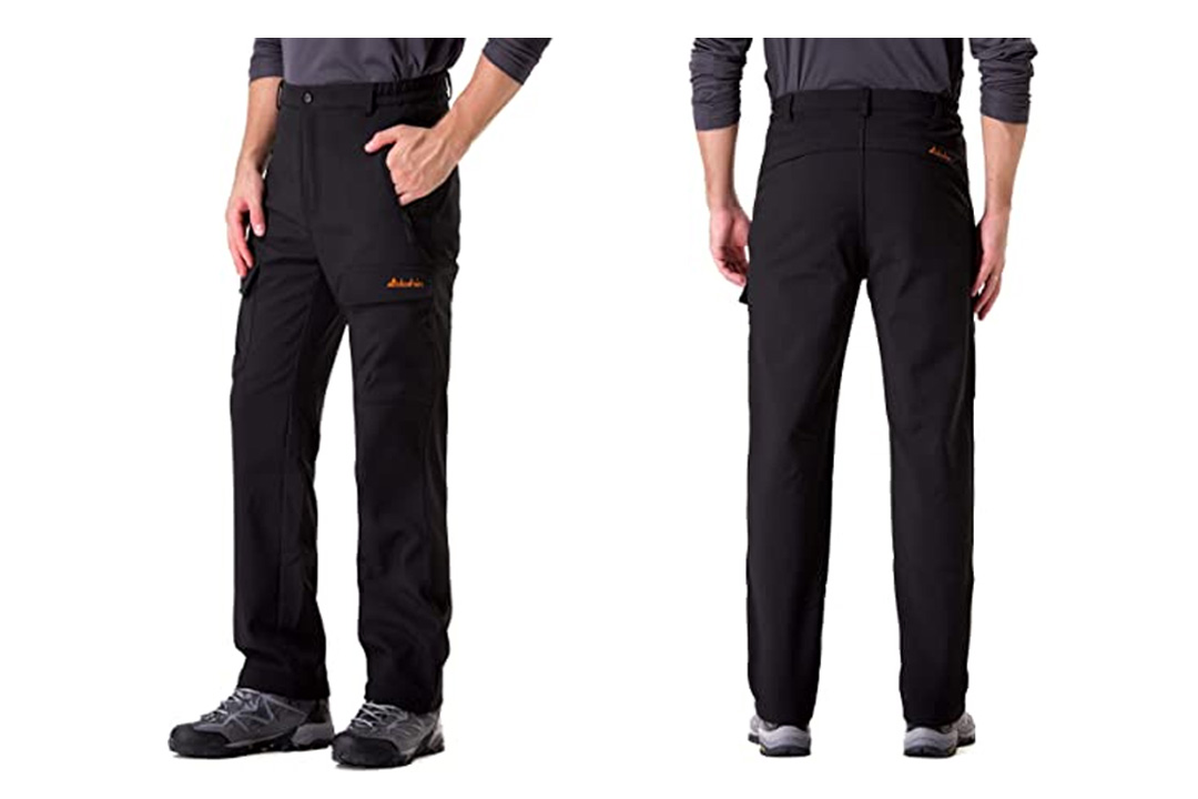 Men's Fleece-Lined Ski Cargo Pants