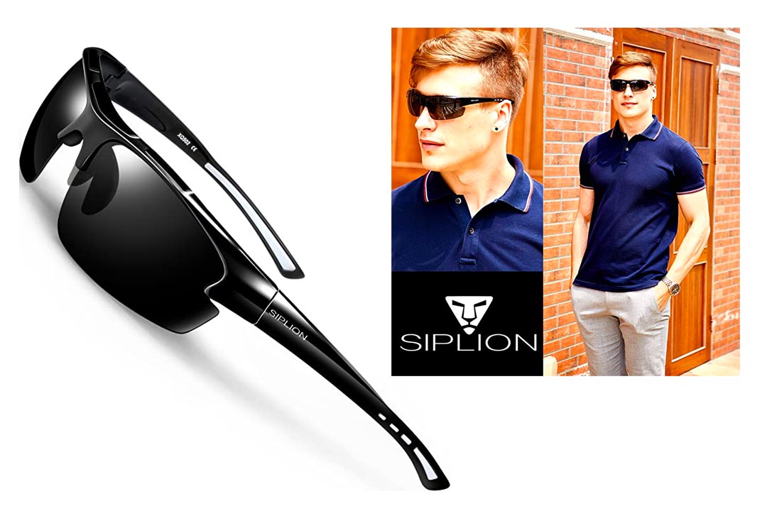 Siplion Men’s Polarized Sports Sunglasses