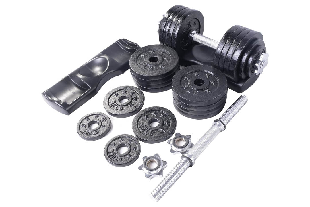 Starring 65 105 200 Lbs adjustable dumbbells