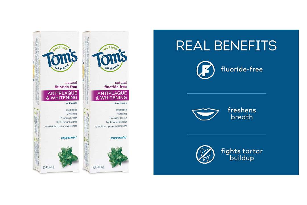 Tom’s Of Maine Anti-plaque and Whitening Toothpaste
