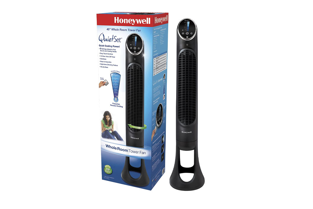 Honeywell HYF290B Quietset 8-Speed Whole-Room Tower Fan