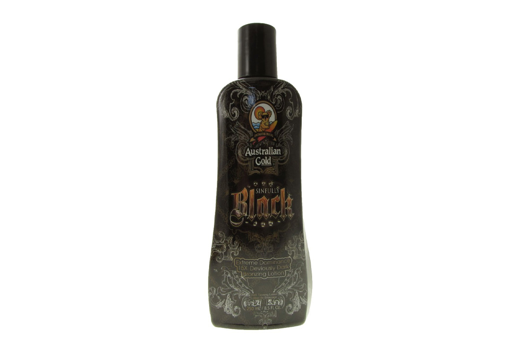 Australian Gold Sinfully Black 15x Deep Dark Bronzing Tanning Lotion