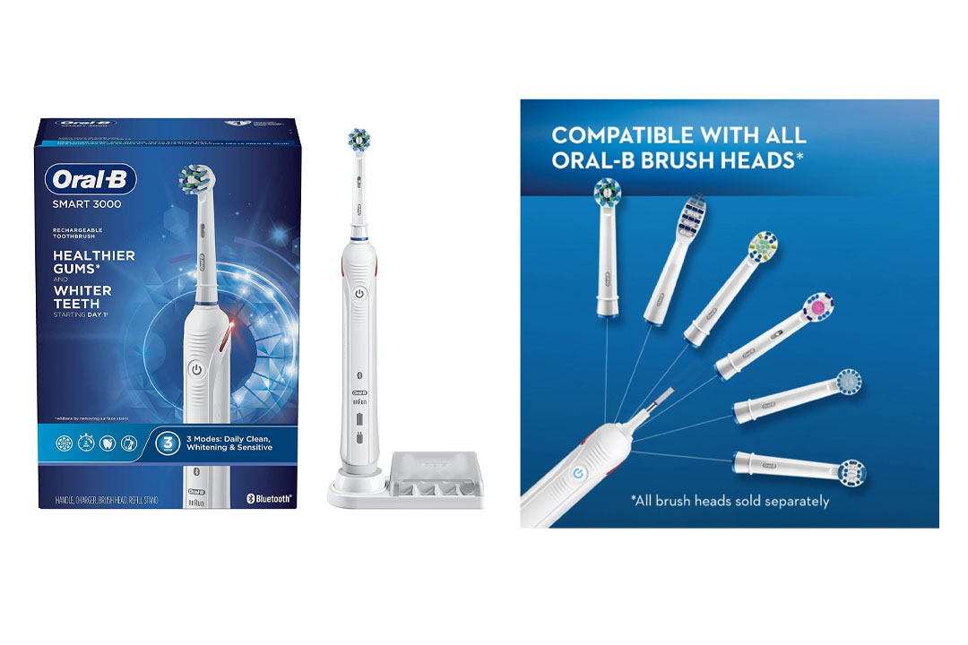 Oral-B Pro 3000 Electronic Power Rechargeable Battery Electric Toothbrush