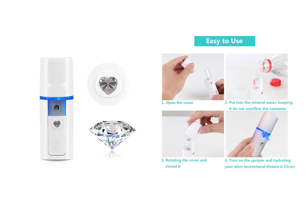 PJY Nano Facial Steamer Mist Spray Eyelash Extensions Cleaning Pores