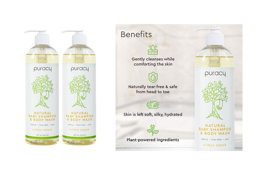 Puracy Natural Baby Shampoo & Body Wash