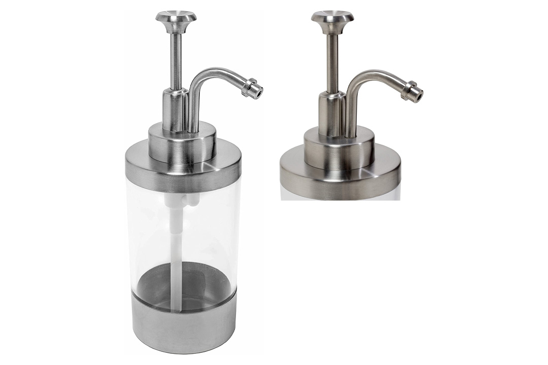 Soap Dispenser Stainless Steel Brushed Metal or Lotion Dispenser