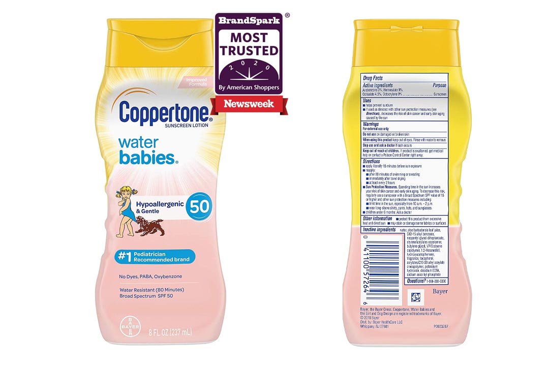 Coppertone WaterBabies Sunscreen Lotion Broad Spectrum