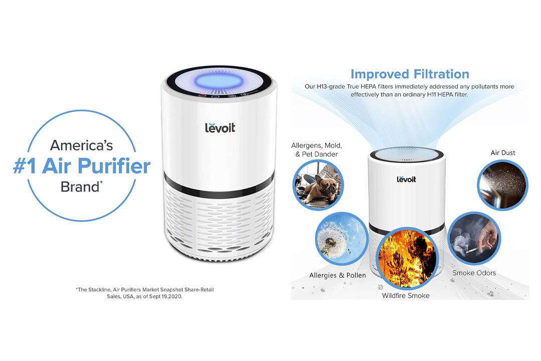 Levoit Air Purifier Filtration with True HEPA Filter