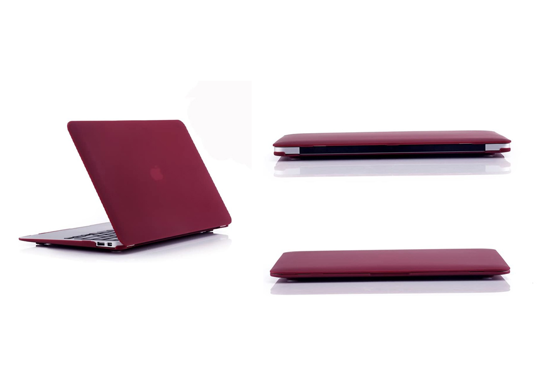Ruban - AIR 13-inch Wine Red Rubberized Hard Back Case for MacBook Air 13.3"