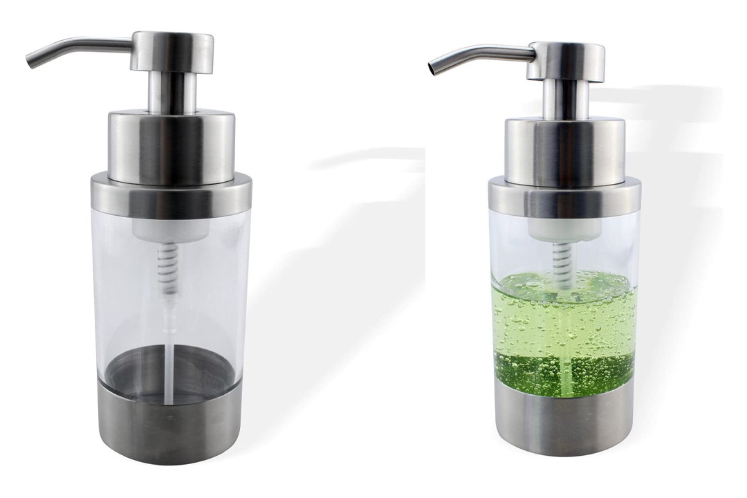 Seafulee Stainless Steel Countertop Foaming Soap Dispenser